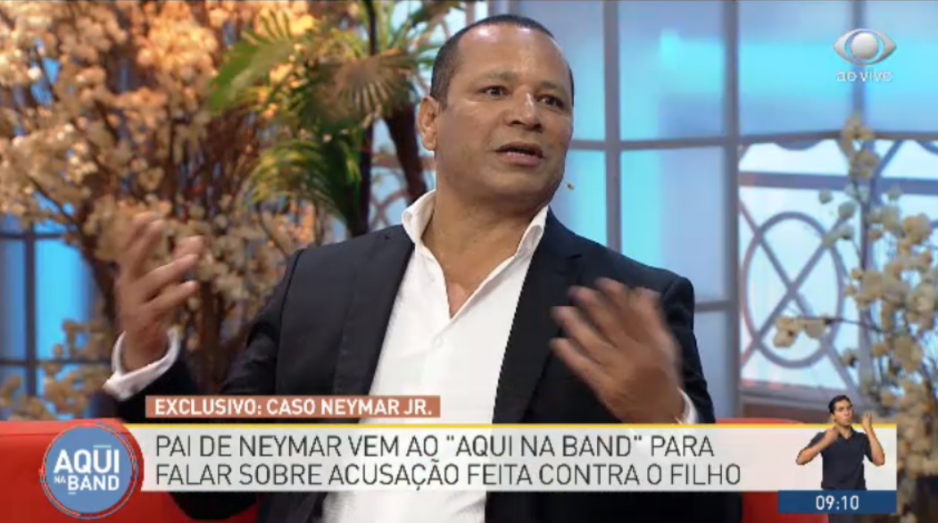 Pai de Neymar no Aqui na Band