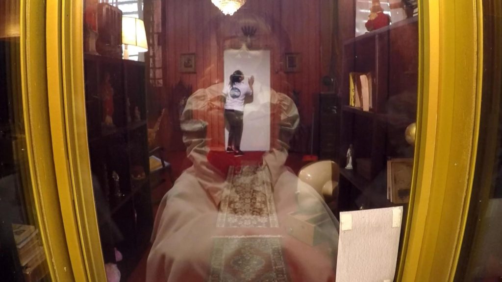 Cena da pegadinha de Annabelle do Programa Silvio Santos