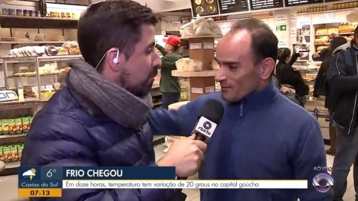 Repórter da Globo passa por saia justa com entrevistado