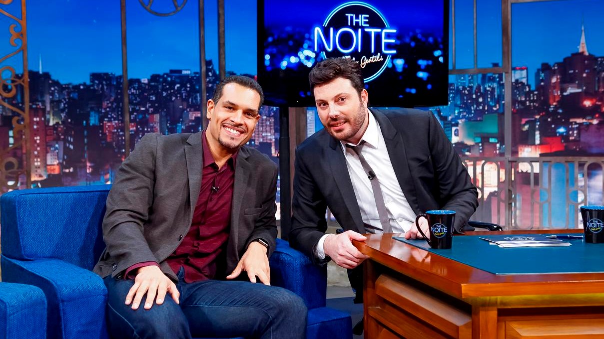 Rick Thibau no The Noite com Danilo Gentili