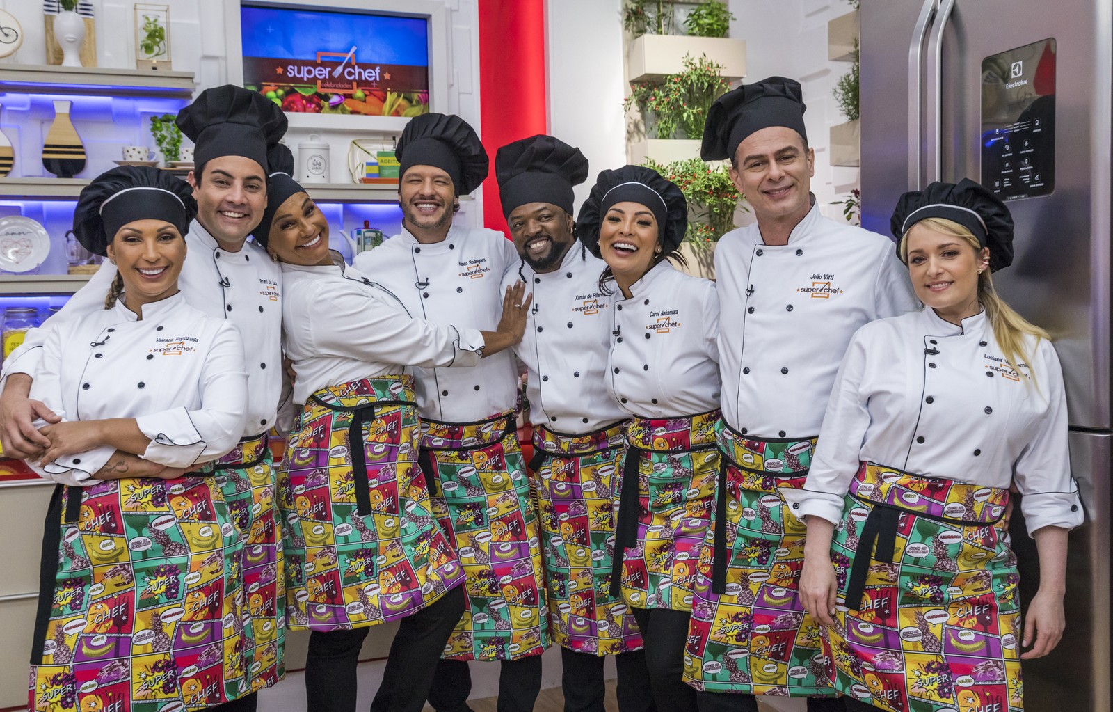 Participantes da temporada 2019 do Superchef Celebridades, no Mais Você