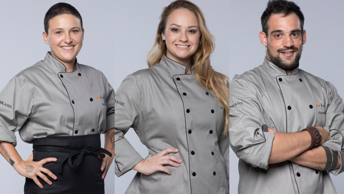 Dadis, Giovanna e Gabriel estão na final do Top Chef Brasil