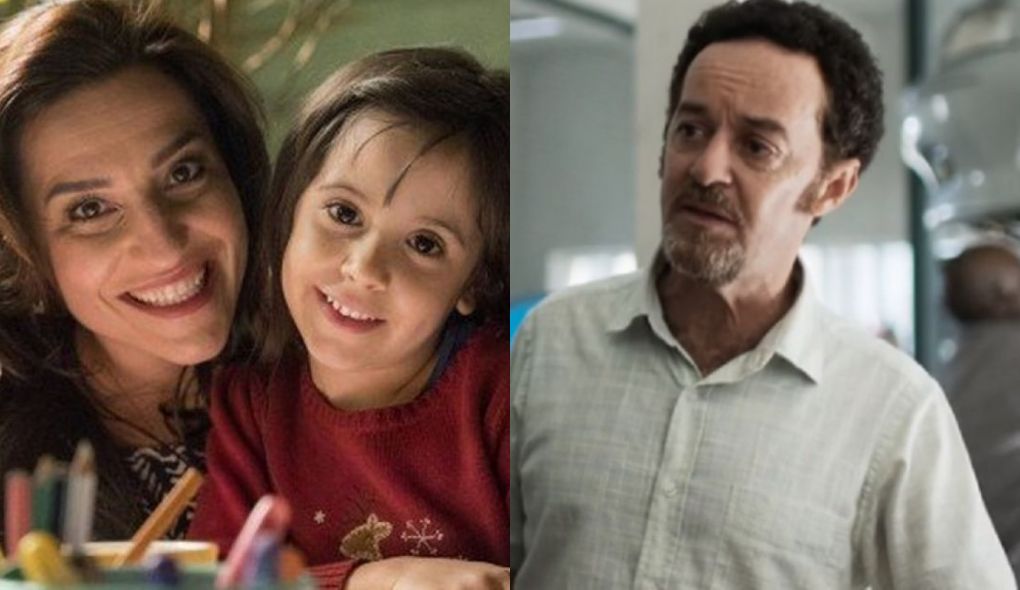 Aline (Simone Gutierrez), Salma (Letícia Carnaval) e Caetano (Glicério do Rosário) de Órfãos da Terra