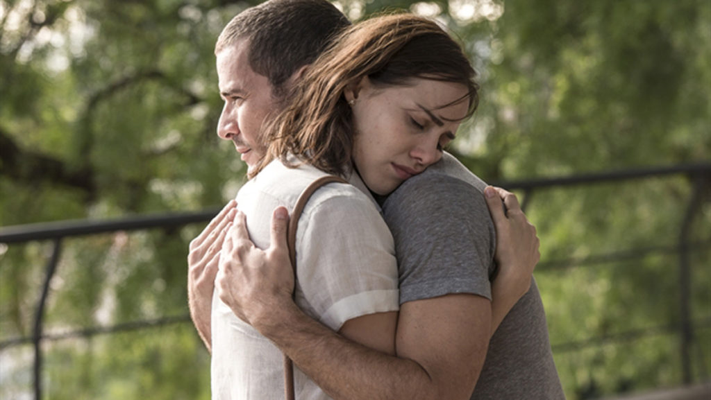 Amanda (Letícia Colin) e Miguel (Daniel Oliveira) em Onde Está Meu Coração