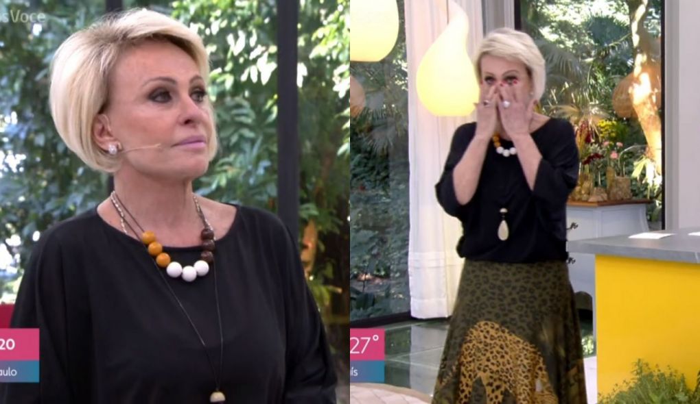Ana Maria Braga chorou no Mais Você