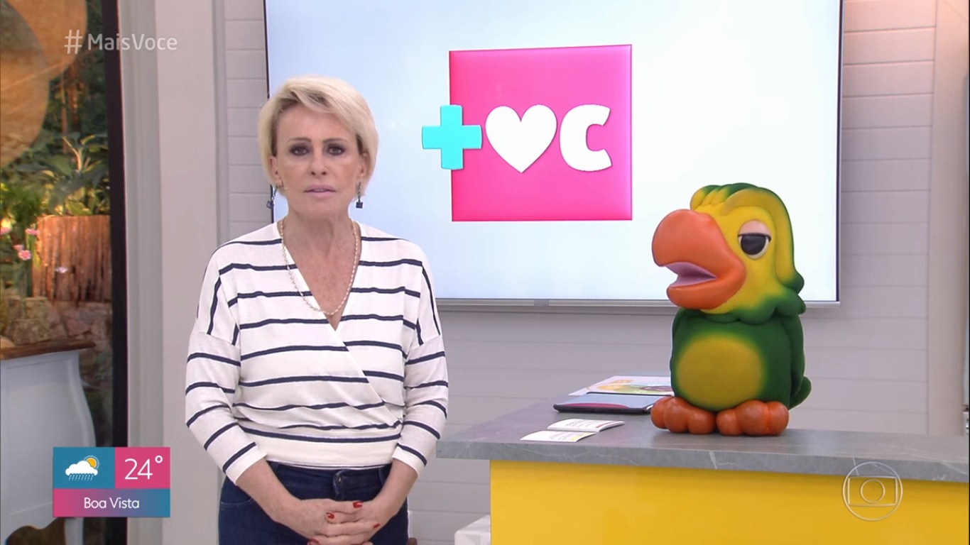 Ana Maria Braga e Louro José no Mais Você