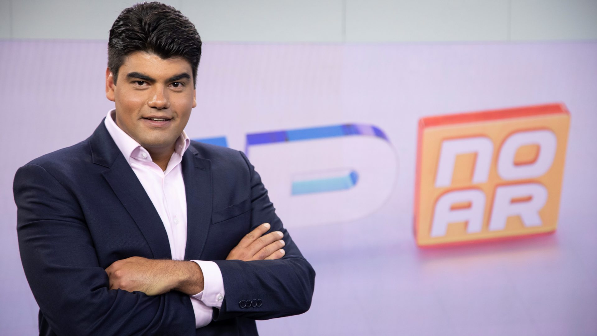 O apresentador André Azeredo