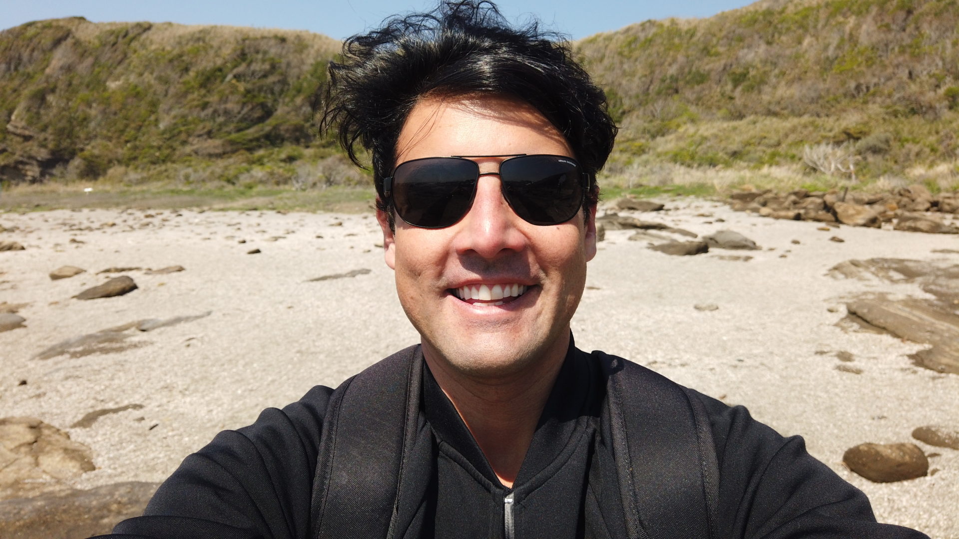 Bruno De Luca durante viagem pelo Japão para o Vai Pra Onde?