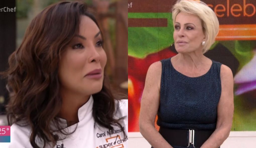 Carol Nakamura chorou no Super Chef Celebridades, quadro do Mais Você