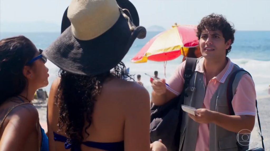 Ivo Gandra em cena na novela Verão 90