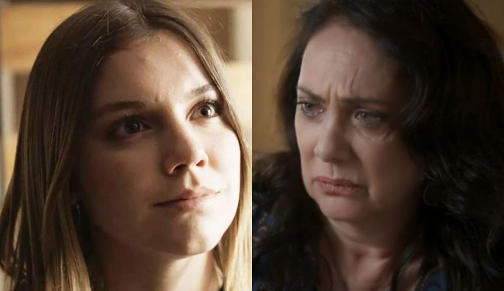 Dalila (Alice Wegmann) e Rania (Eliane Giardini) de Órfãos da Terra