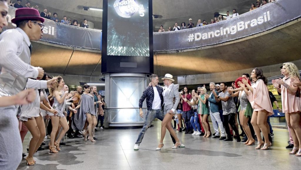 Gravação da abertura do Dancing Brasil 5