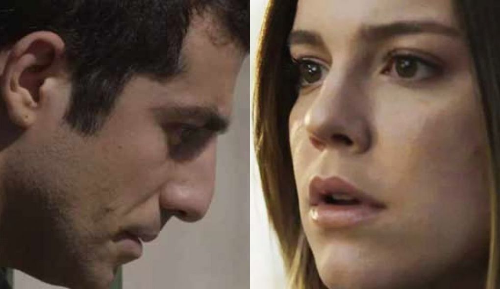 Fauze (Kaysar Dadour) e Dalila (Alice Wegmann) de Órfãos da Terra