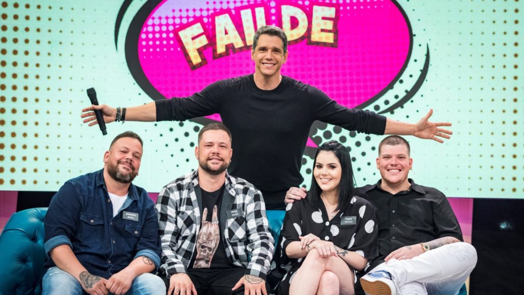 Márcio Garcia recebe Ferrugem e sua família em seu programa