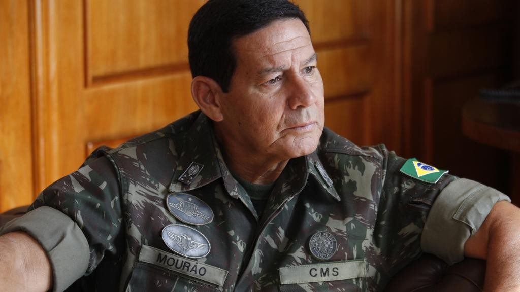 O vice-presidente e general do Exército Hamilton Mourão (Reprodução)
