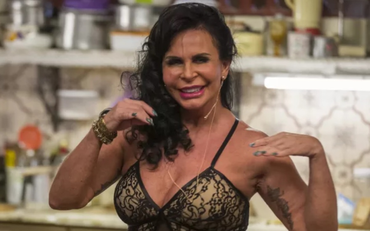 Gretchen como Gina de A Dona do Pedaço