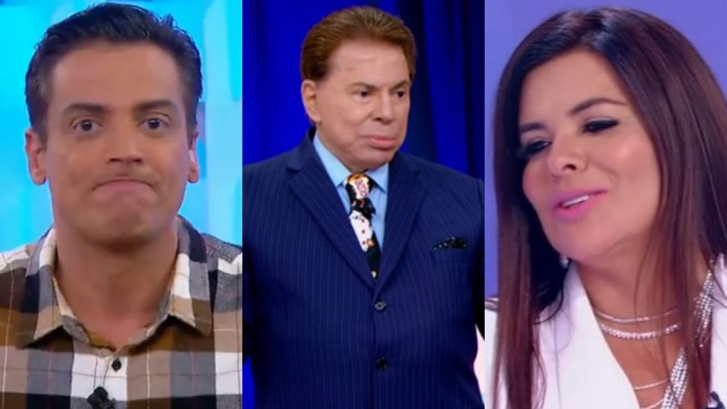Leo Dias, Silvio Santos e Mara Maravilha
