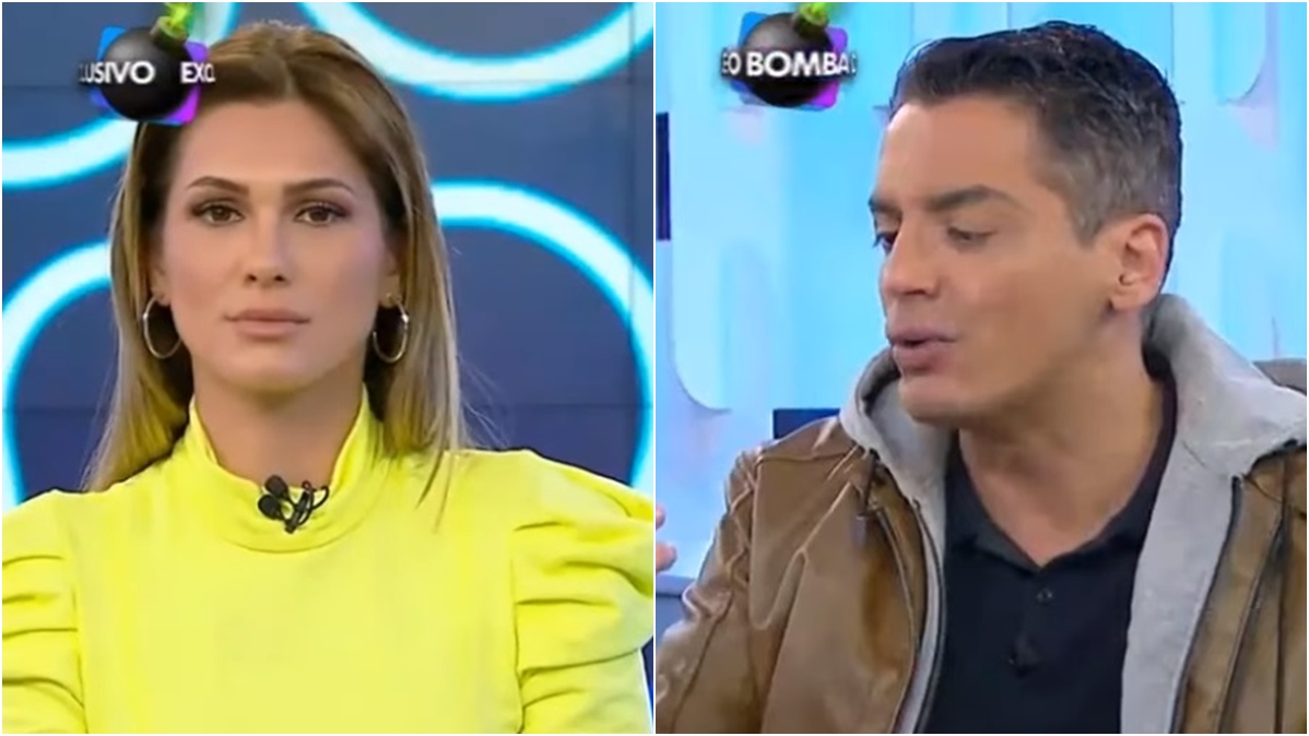 Lívia Andrade e Leo Dias estão com a amizade balançada Reprodução: SBT)