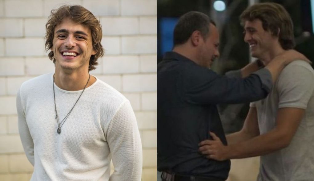 Lucas Capri como Péricles e com Almeidinha (Danton Mello) em Órfãos da Terra
