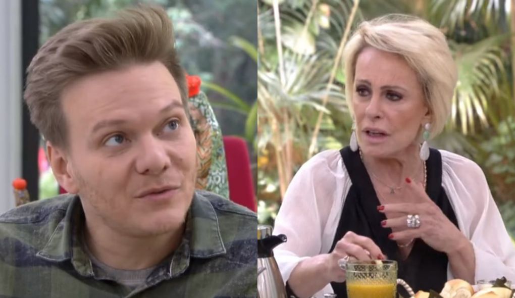 Michel Teló e Ana Maria Braga no Mais Você