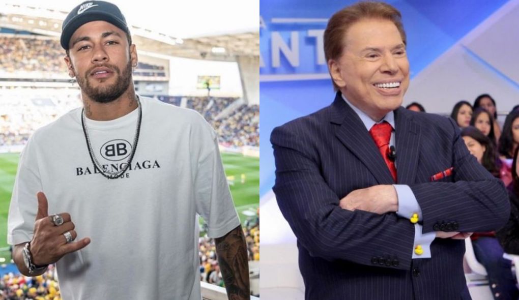 Neymar e Silvio Santos