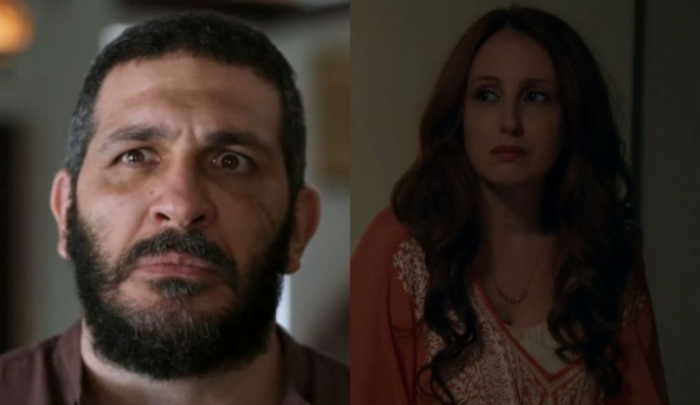 Omar (Miguel Nader) e Latifa (Luana Martau) de Órfãos da Terra