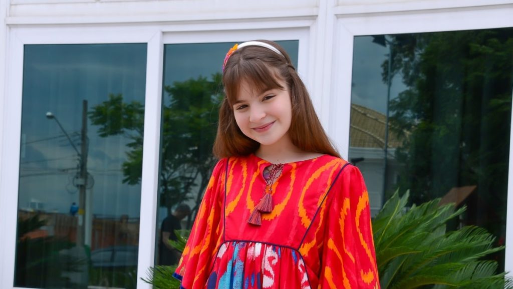 Sophia Valverde é intérprete de Poliana em novela do SBT (Divulgação: SBT)