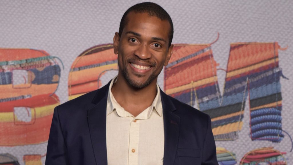 Rafael Oliveira no lançamento da novela Bom Sucesso