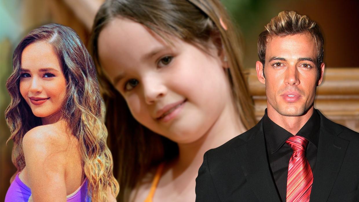 Saraí Meza e William Levy foram pai e filha em Cuidado com o Anjo (Reprodução / Univisión)