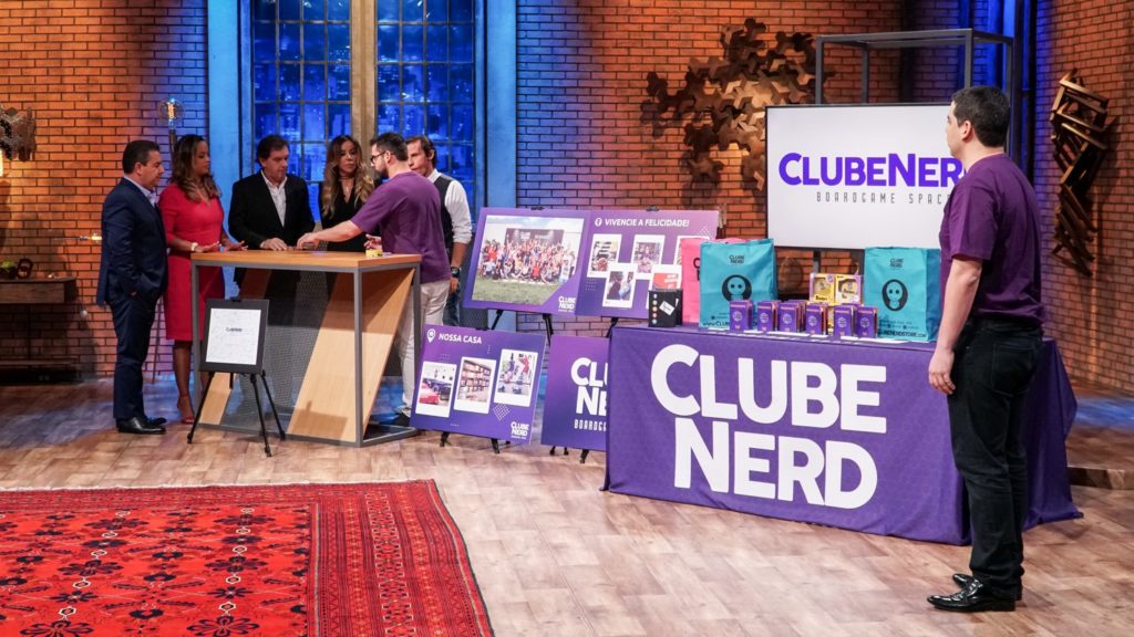 Cena da quarta temporada do Shark Tank Brasil