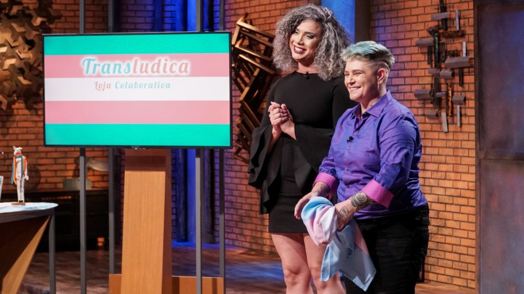 Cena da quarta temporada do Shark Tank Brasil