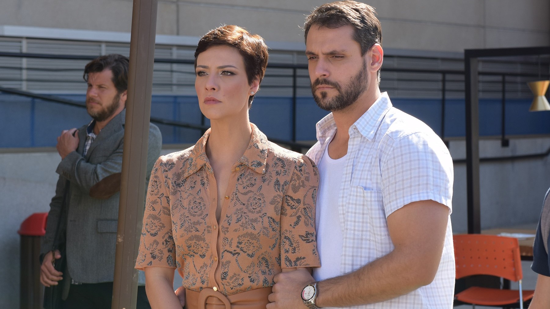 Sophia (Camila Rodrigues) e Antonio (Felipe Cunha) em Topíssima