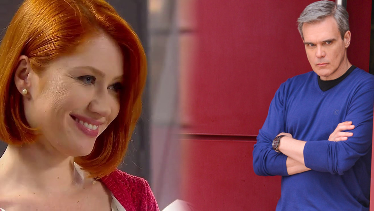 Sophie (Gabriela Petry) e Pendleton (Dalton Vigh) em As Aventuras de Poliana