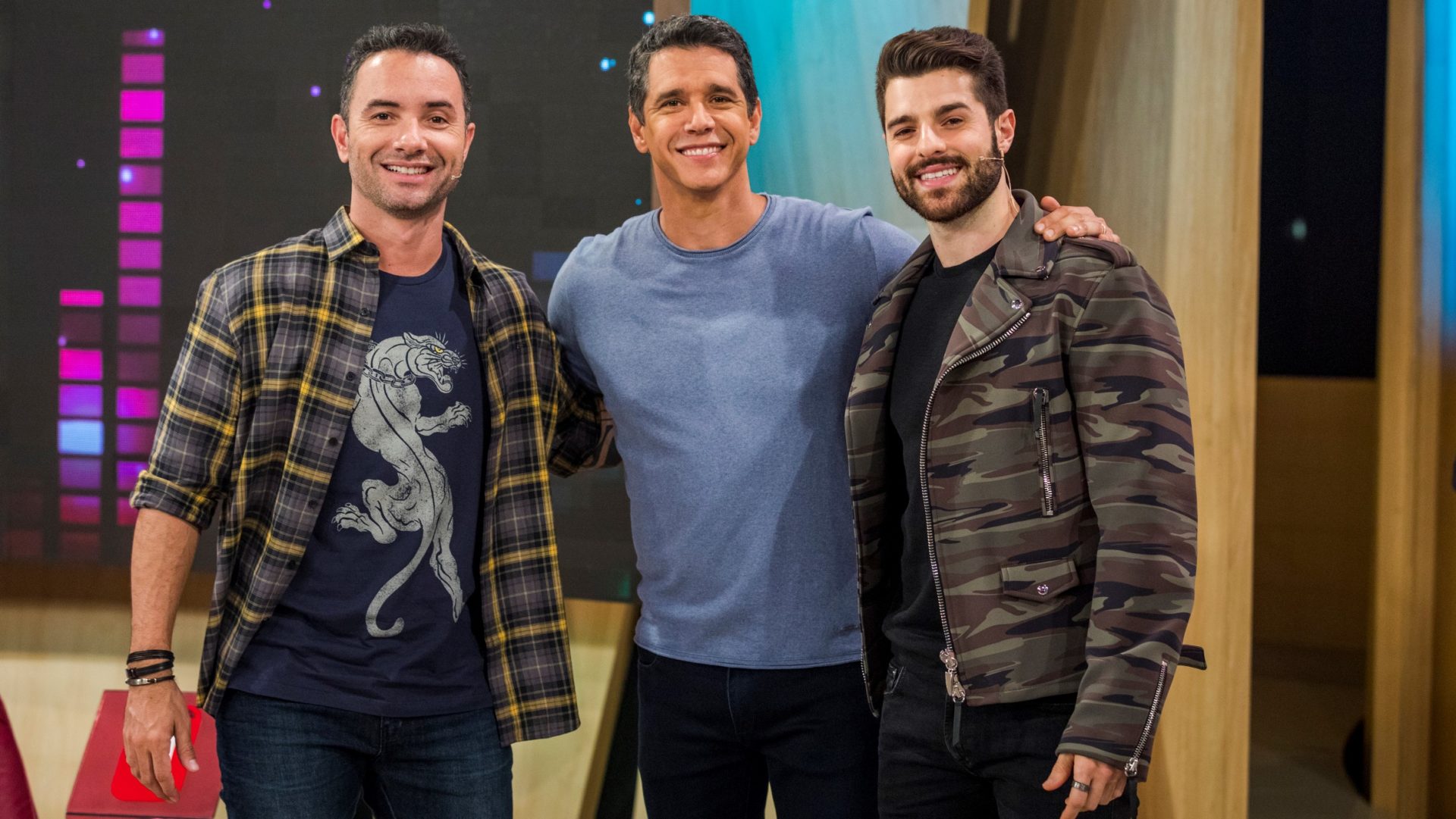 Márcio Garcia recebe Marco Luque e DJ Alok no Tamanho Família