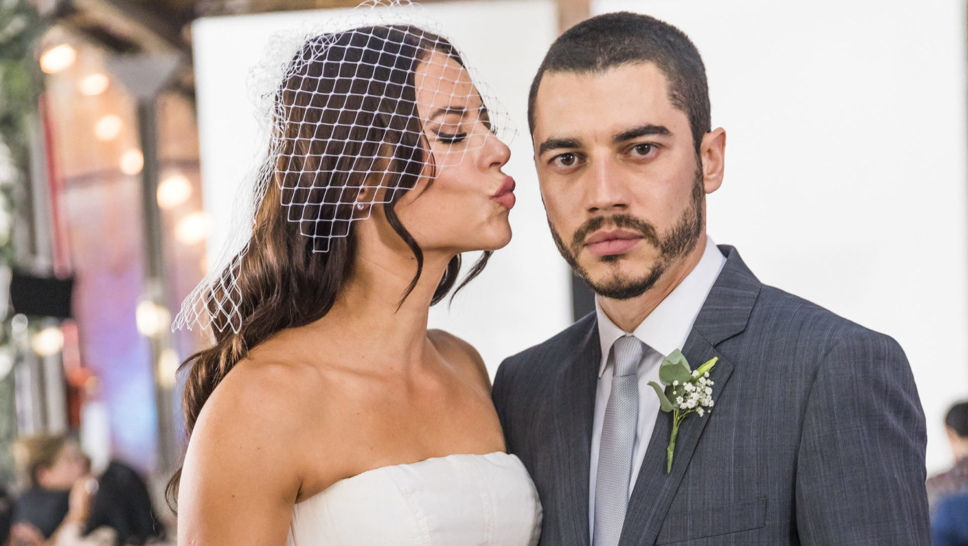 Vivi (Paolla Oliveira) e Camilo (Lee Taylor) em A Dona do Pedaço