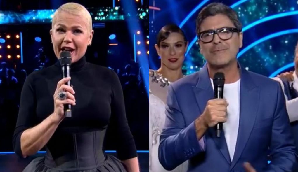 Xuxa Meneghel e Junno Andrade no Dancing Brasil