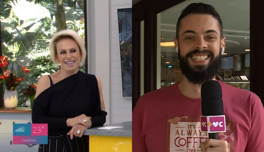 Ana Maria Braga e Cauê Fabiano no Mais Você