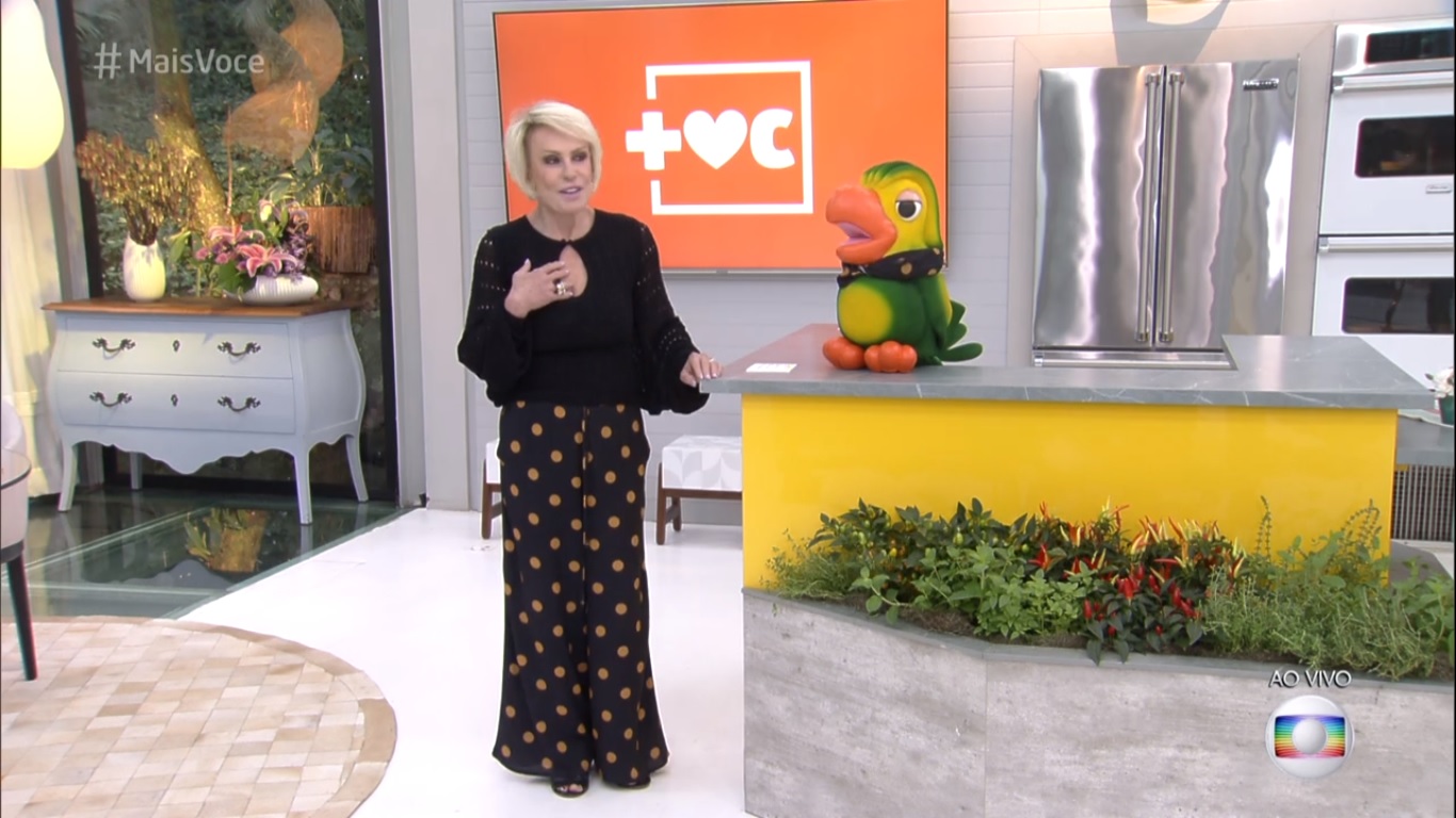 Ana Maria Braga e Louro José no Mais Você