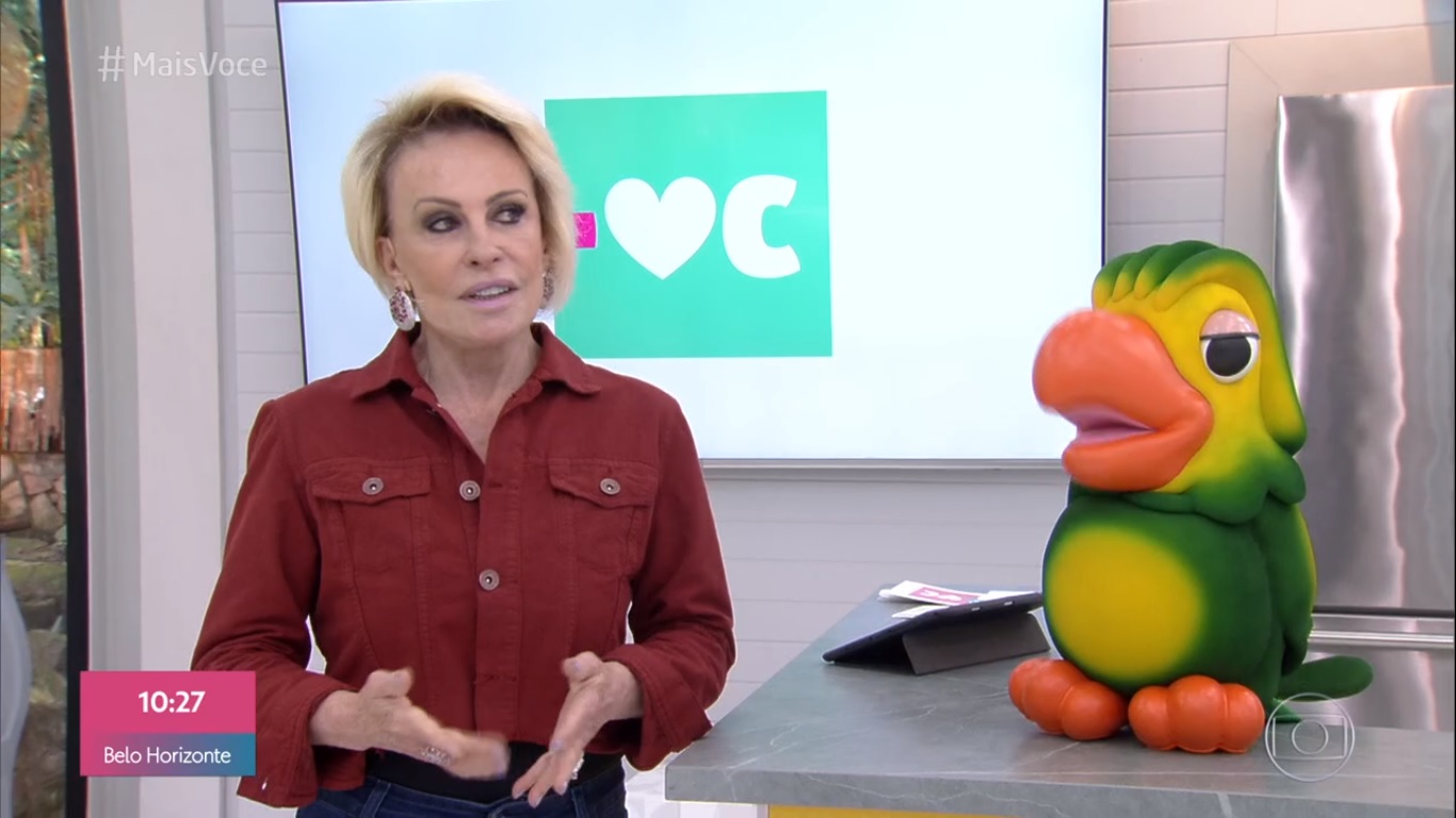 Ana Maria Braga e Louro José no Mais Você