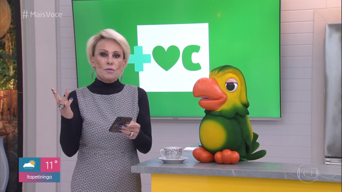 Ana Maria Braga e Louro José no Mais Você