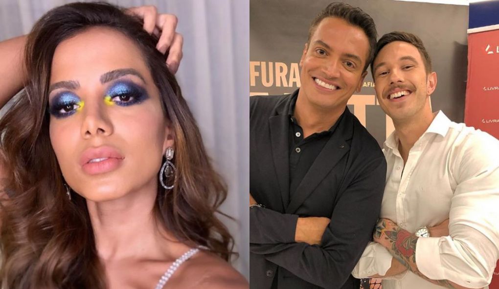 Anitta, Leo Dias e Gabriel Cartolano
