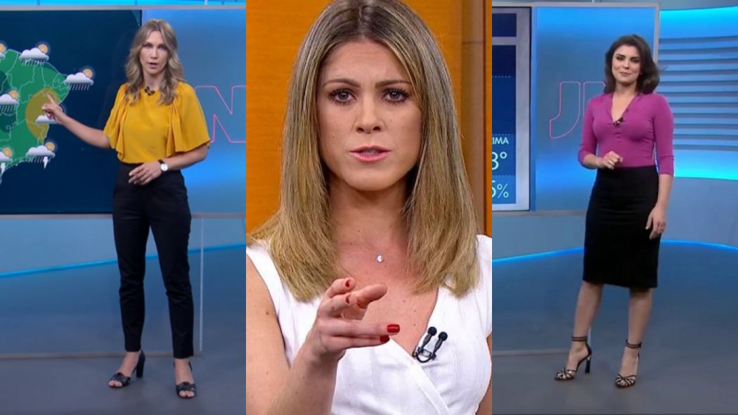 Anne Lottermann, Jacqueline Brazil e Eliana Marques disputam a vaga de Maju no Jornal Nacional