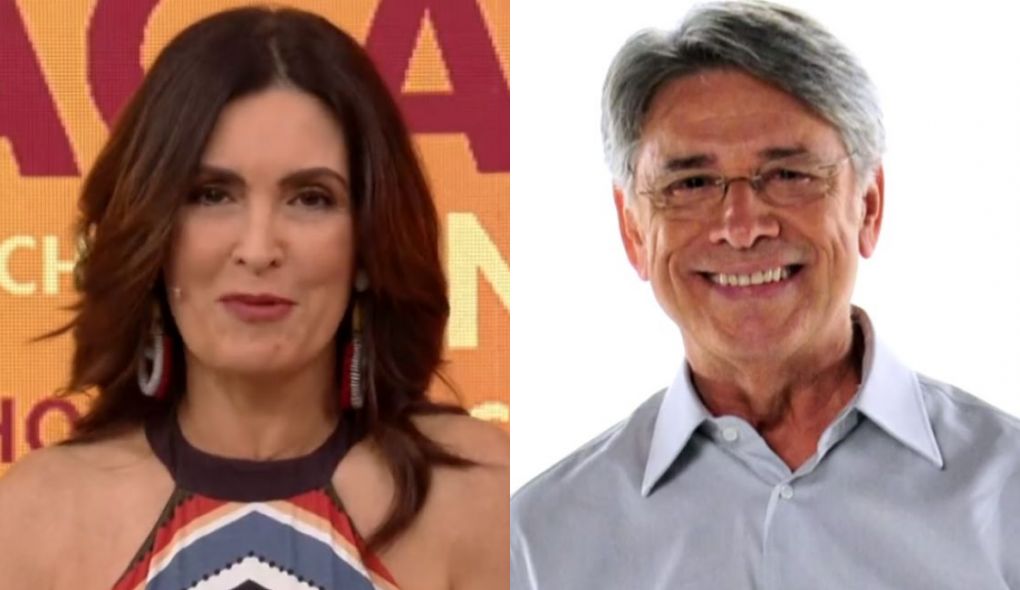 Fátima Bernardes e Sérgio Chapelin