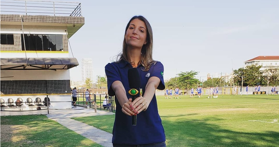 Luiza Oliveira: nova repórter da Band começou nesta segunda (Divulgação/Band)