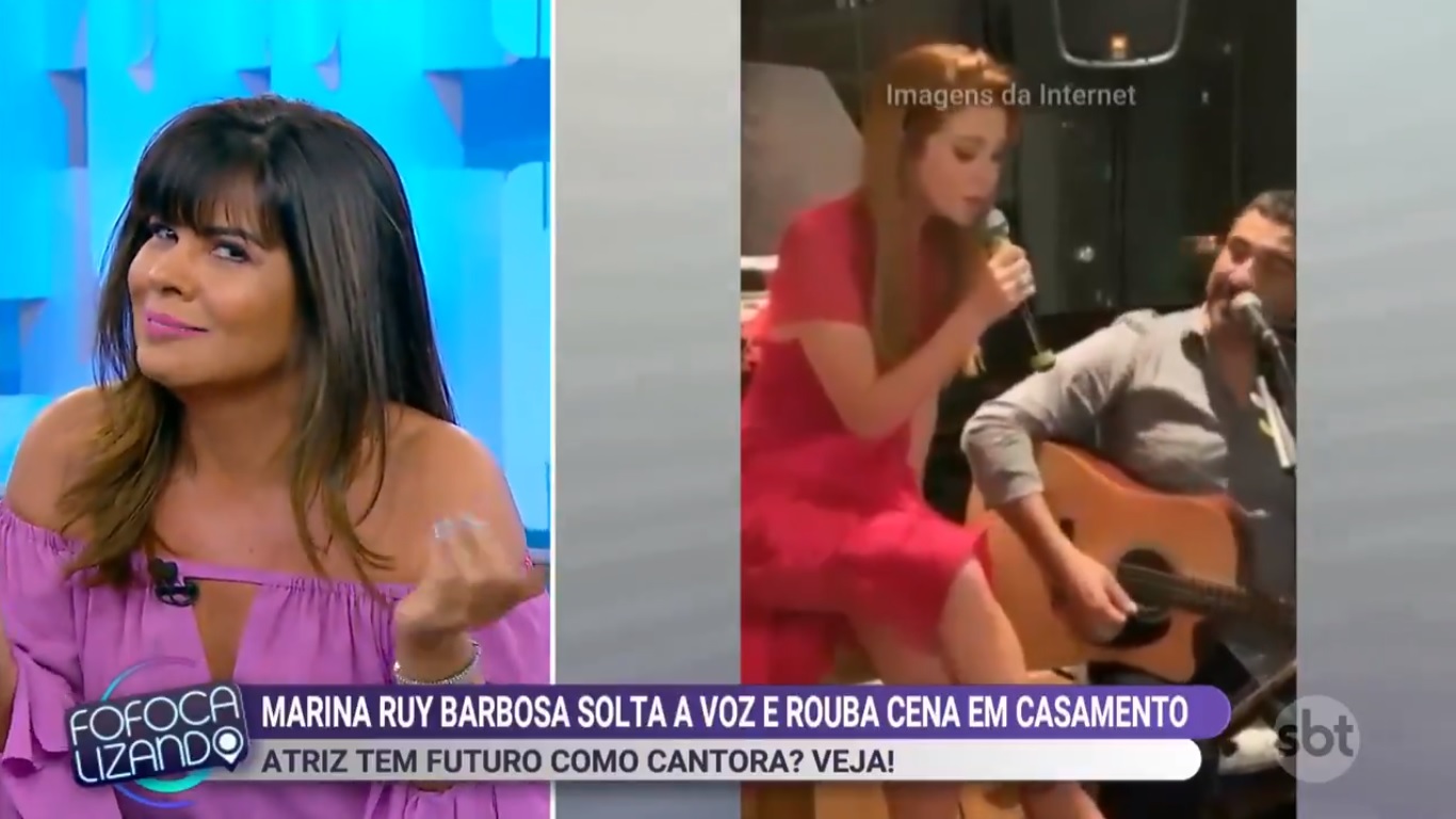 Mara Maravilha falou sobre Marina Ruy Barbosa no Fofocalizando