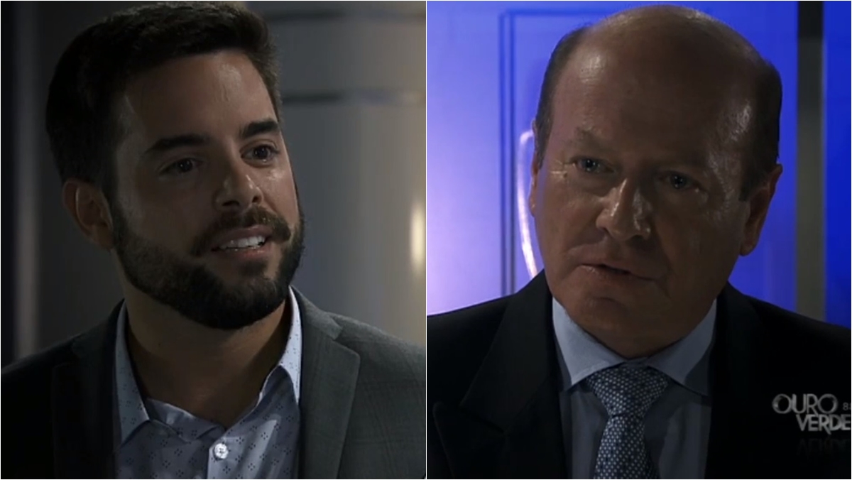 Tomás confronta Miguel (Reprodução: TVI)