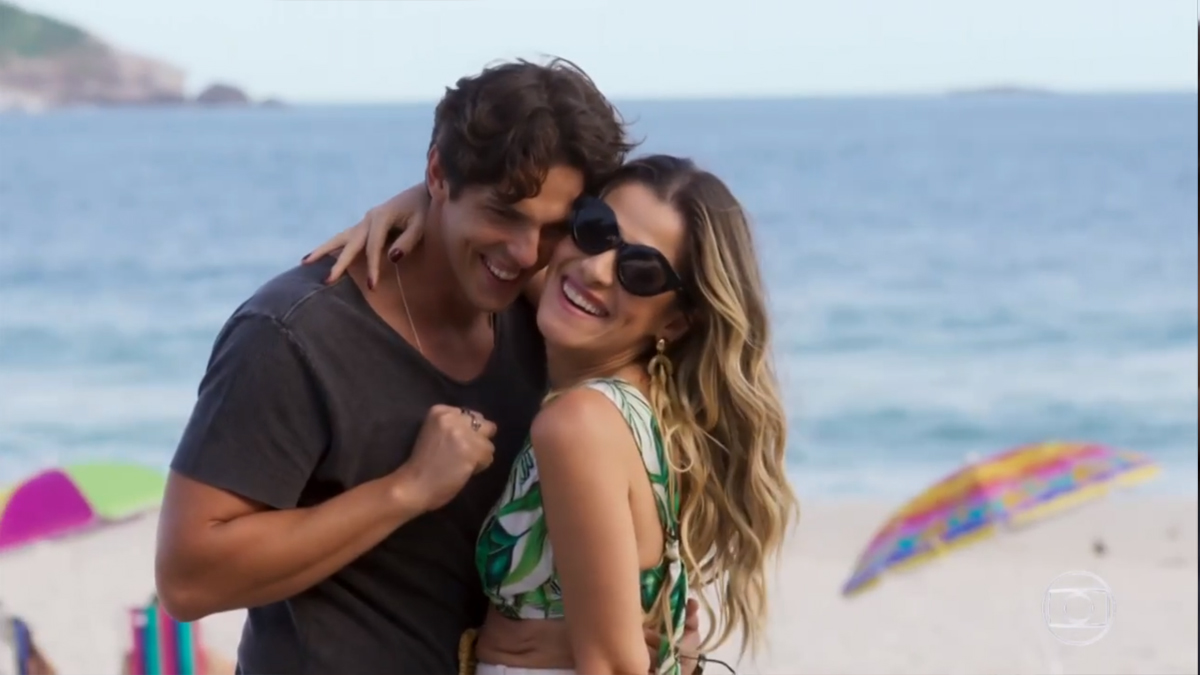 Pablo (Rafael Infante) e Silvana (Ingrid Guimarães) em Bom Sucesso
