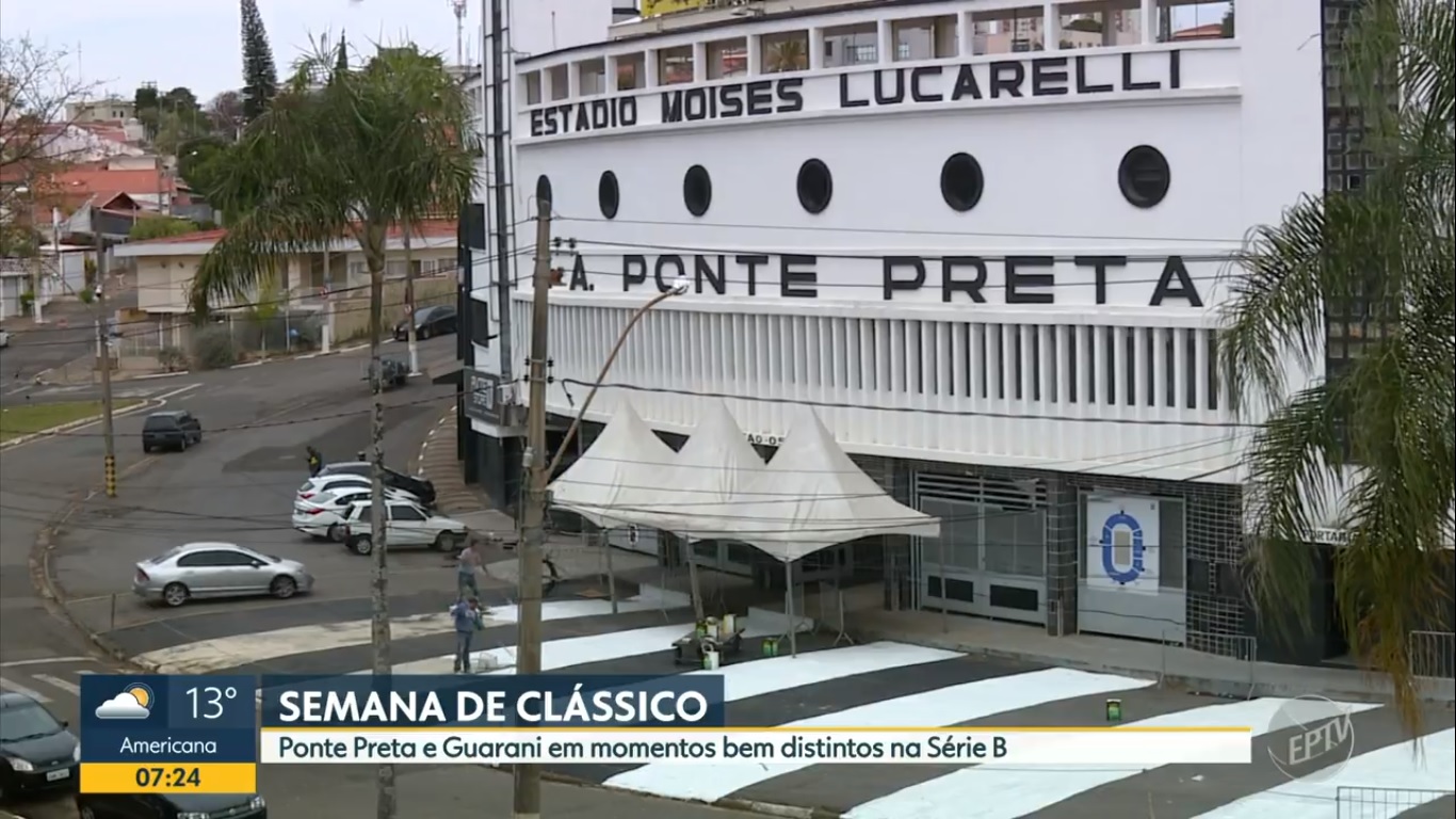 Ponte Preta e Guarani acontece no estadio Moisés Lucarelli