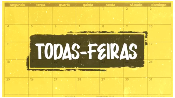 Logotipo do quadro Todas-feiras da RecordTV Rio