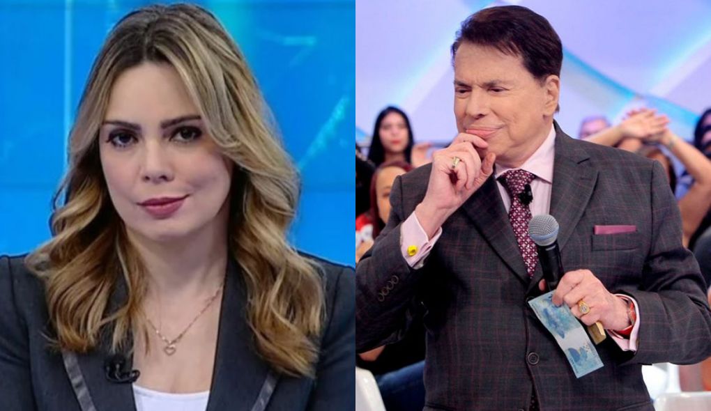 Rachel Sheherazade e Silvio Santos